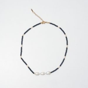 Gorgeous Black Beaded Pearl Necklace – Fashion Custom Jewelry-custom stainless steel jewelry manufacturer
