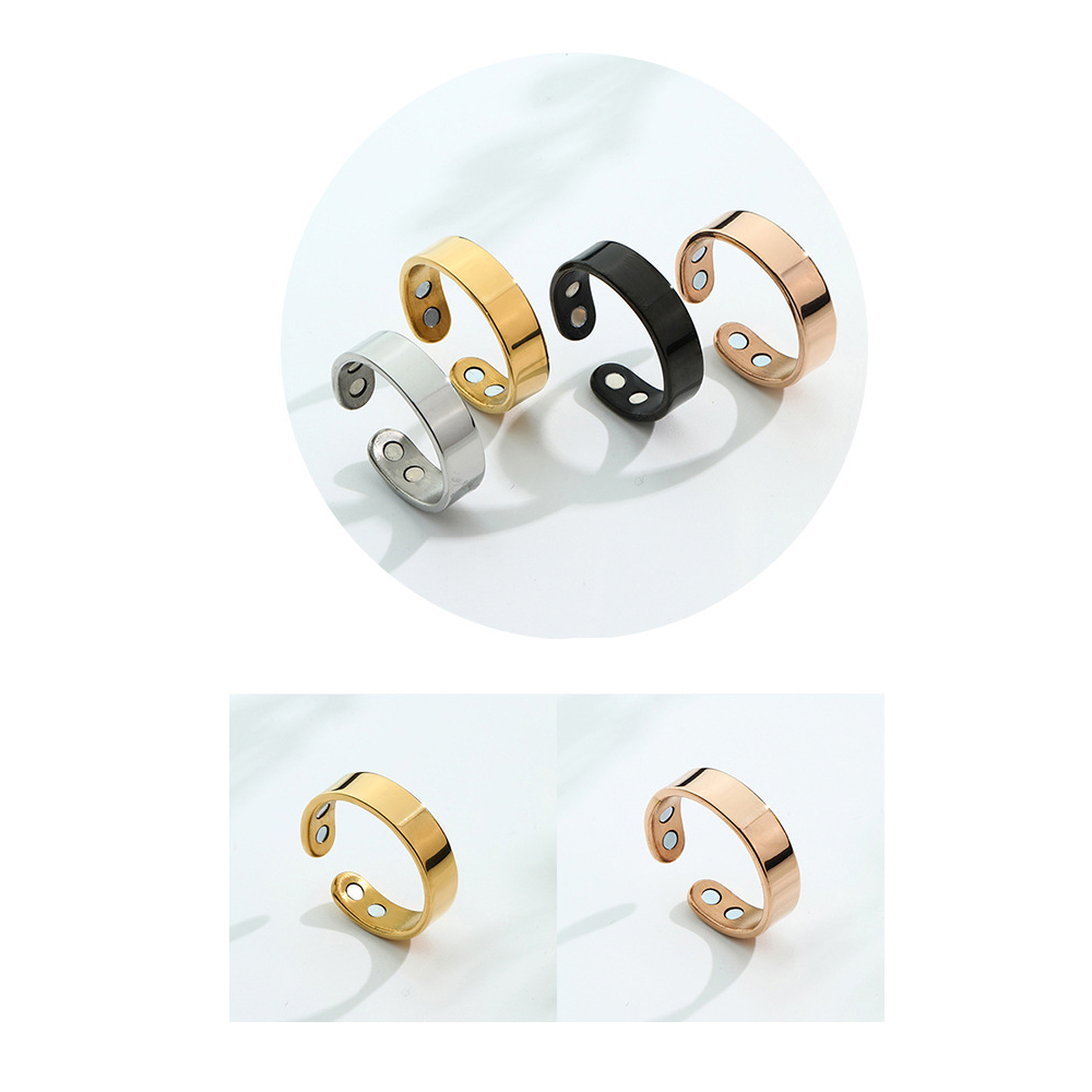 Magnetic slimming ring weight loss jewelry