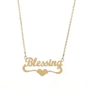 Custom Name Necklace – Personalized Stainless Steel Jewelry Gift