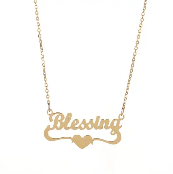 Custom Name Necklace – Personalized Stainless Steel Jewelry Gift