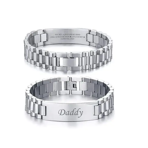 Custom stainless steel bracelet watch band