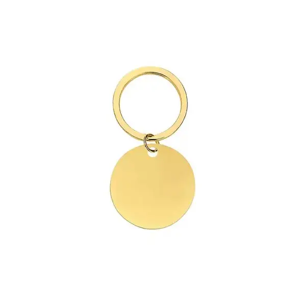 Custom stainless steel keychains with personalized engraving