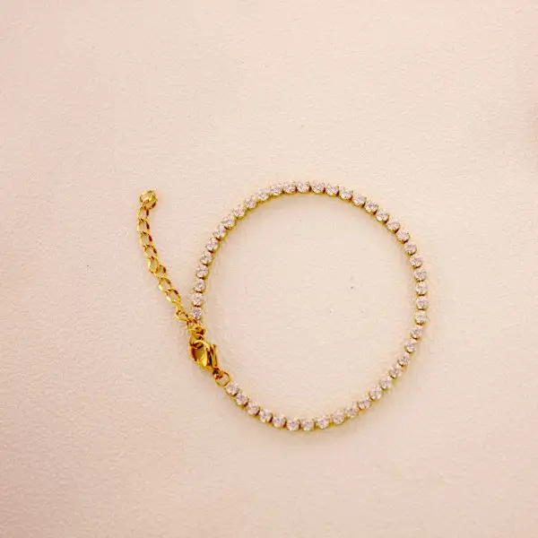Elegant Paperclip Chain Bracelet – Gold Stainless Steel Minimalist Jewelry